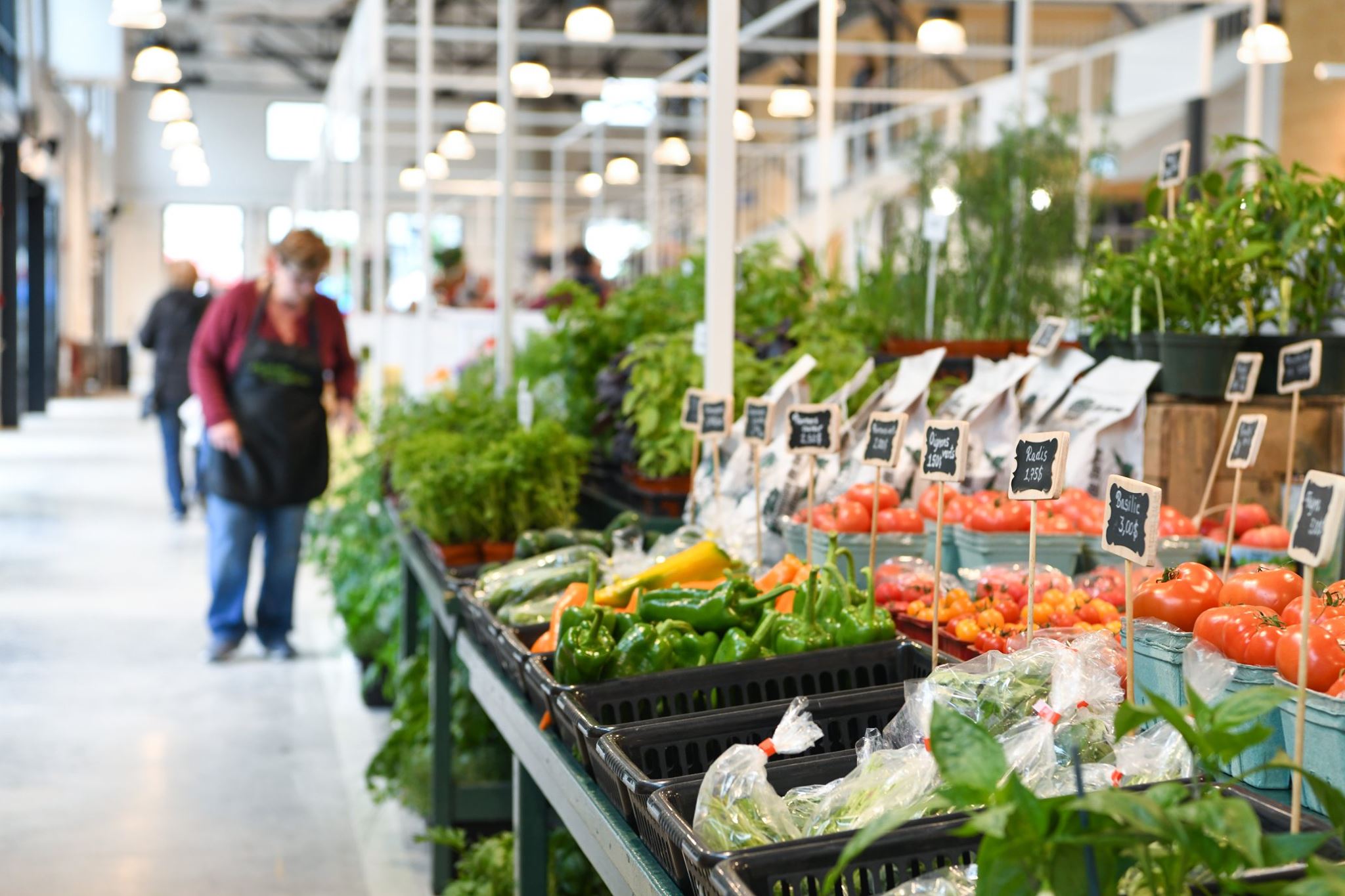 Grand Marché products on display